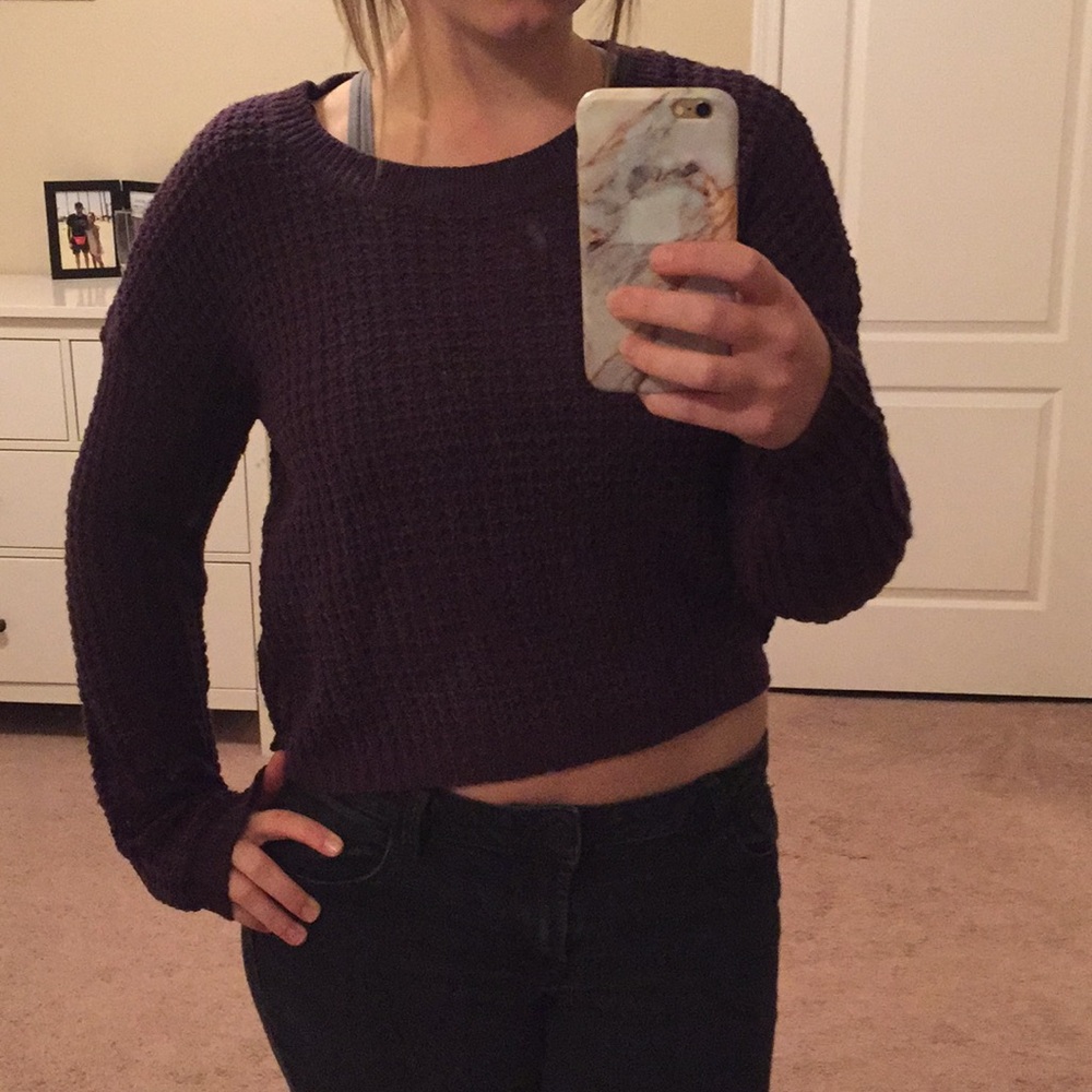 Dark Purple Rue 21 Sweater